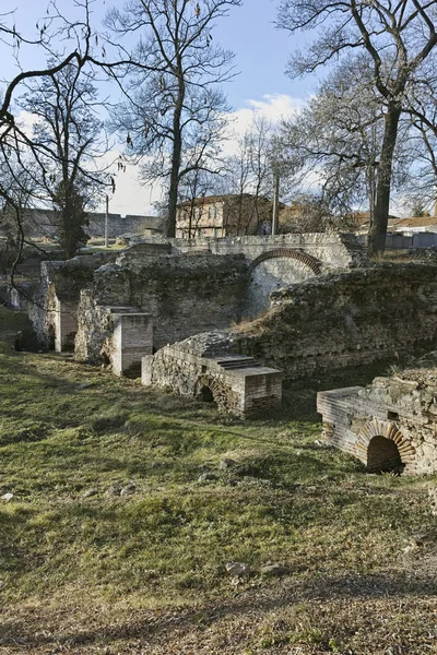 Resti Degli Edifici Nell Antica Città Romana Diokletianopolis Città Hisarya — Foto Stock