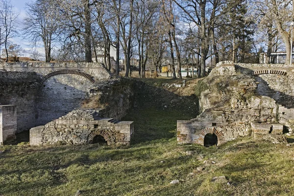 Restos Los Edificios Antigua Ciudad Romana Diokletianopolis Ciudad Hisarya Región —  Fotos de Stock