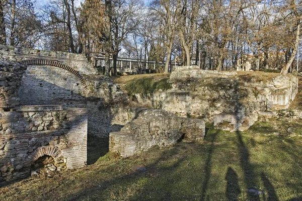 Resti Degli Edifici Nell Antica Città Romana Diokletianopolis Città Hisarya — Foto Stock