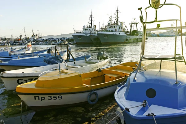 Sozopol Bulgarien Augusti 2018 Båt Vid Hamnen Sozopol Regionen Burgas — Stockfoto