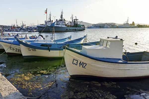 Sozopol Bulgarien Augusti 2018 Båt Vid Hamnen Sozopol Regionen Burgas — Stockfoto