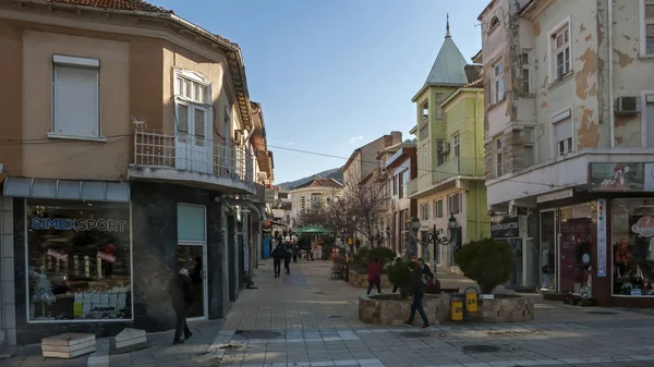 Petrich Bulgária Dezembro 2018 Vista Panorâmica Centro Cidade Petrich Região — Fotografia de Stock