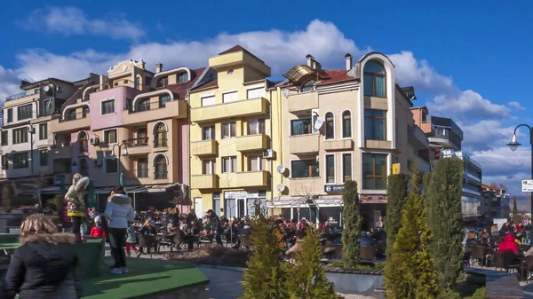 Petrich Bulgaria Diciembre 2018 Vista Panorámica Del Centro Ciudad Petrich —  Fotos de Stock