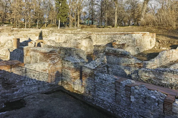 Sunset View Ancient Thermal Baths Diocletianopolis Town Hisarya Plovdiv Region — Stock Photo, Image