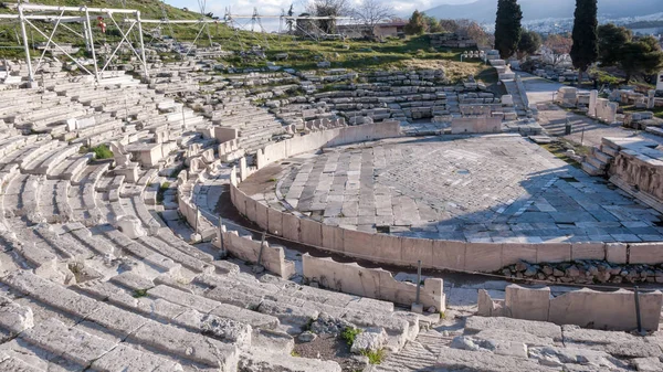 Руины Монументальных Ворот Пропилеи Акрополе Афин Аттика Греция — стоковое фото