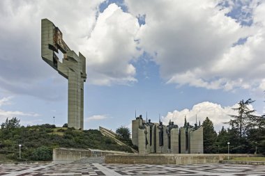 Stara Zagora, Bulgaristan - 5 Ağustos 2018: Memorial karmaşık savunucuları, Stara Zagora City Stara Zagora, Bulgaristan