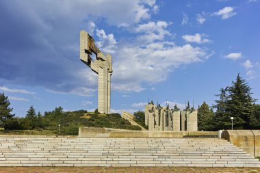 Stara Zagora, Bulgaristan - 5 Ağustos 2018: Memorial karmaşık savunucuları, Stara Zagora City Stara Zagora, Bulgaristan