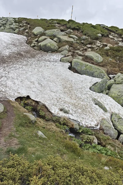 Manzara Vitosha Mountain yakınındaki Cherni Vrah tepe, Sofya şehir bölge, Bulgaristan