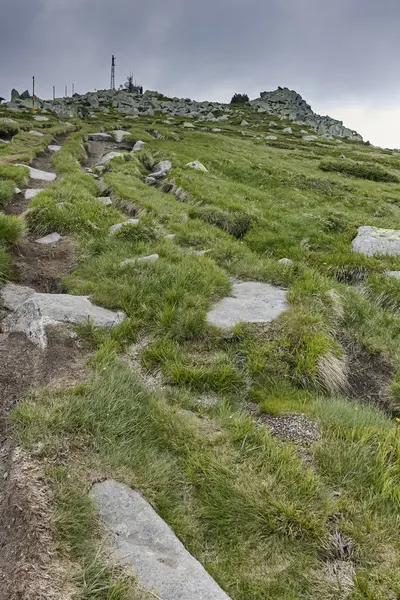 Manzara Vitosha Mountain yakınındaki Cherni Vrah tepe, Sofya şehir bölge, Bulgaristan