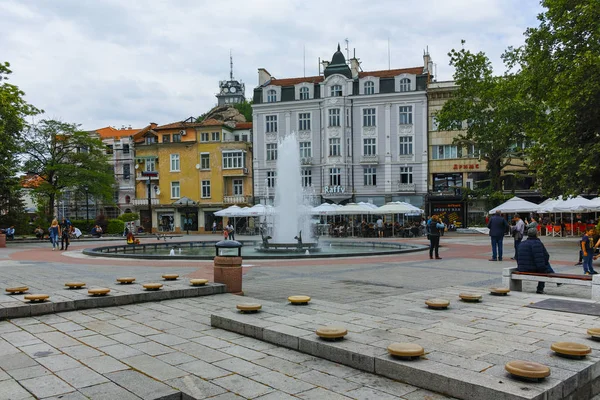 Plovdiv Bulgaria May 2018 Здания Центральной Пешеходной Улице Города Пловдива — стоковое фото