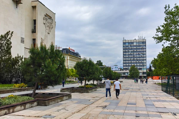 Plovdiv Bulgaria May 2018 Здания Центральной Пешеходной Улице Города Пловдива Стоковое Фото