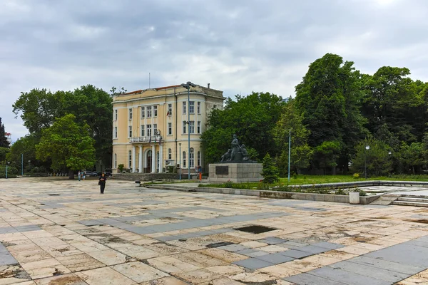 Płowdiw Bułgaria Maja 2018 Budynki Przy Głównym Deptaku Miasta Płowdiw — Zdjęcie stockowe