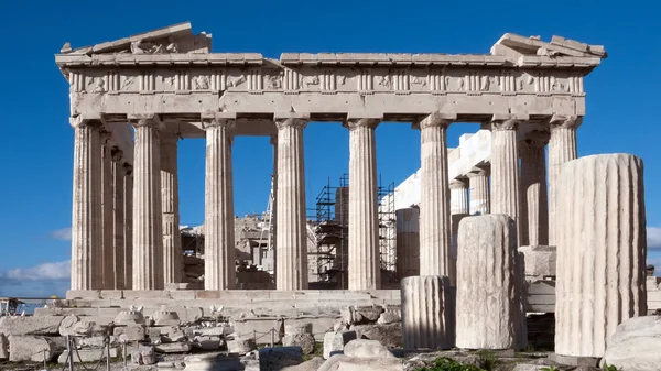 Ruínas Parthenon Acropolis Atenas Attica Greece — Fotografia de Stock