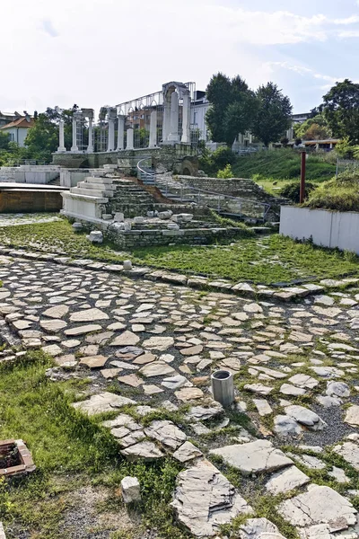 Stara Zagora Bulgaria Agosto 2018 Auditorio Del Foro Antigüedades Las — Foto de Stock