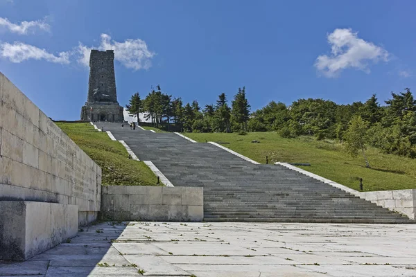 Shipka Bulgaria Julio 2018 Monumento Libertad Shipka Las Montañas Los — Foto de Stock