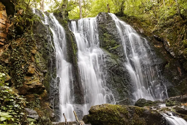 Paesaggio Delle Cascate Del Koleshino Cascata Sul Monte Belasica Novo — Foto Stock