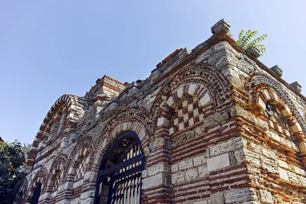 Nessebar Bułgaria Sierpień 2018 Ruiny Miasta Starożytnego Kościoła Świętych Archaniołów — Zdjęcie stockowe