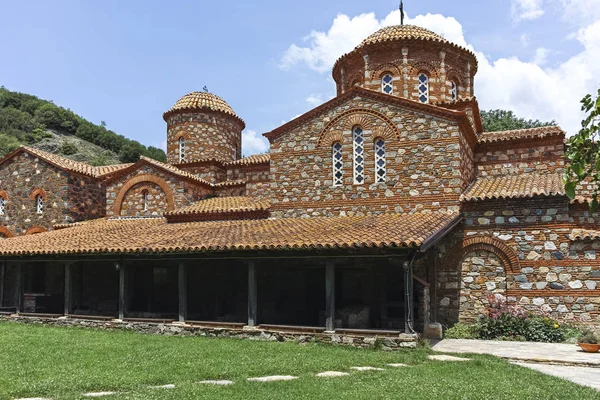 Edificio Medieval Monasterio Vodoca Saint Leontius Cerca Ciudad Strumica República —  Fotos de Stock