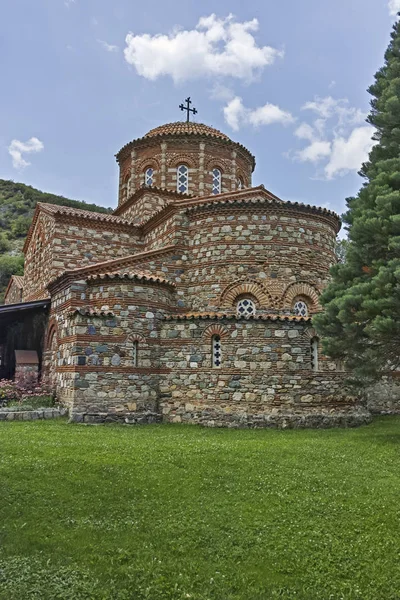 Středověké Budovy Vodoca Klášter Saint Leontius Poblíž Města Strumica Severní — Stock fotografie