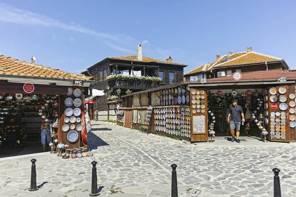 Nesebar Bulharsko Srpna 2018 Typické Ulice Starého Města Nesebaru Regionu — Stock fotografie