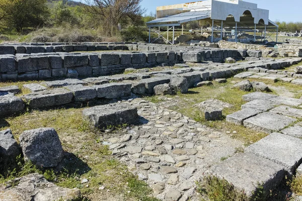 Ruinerna Medeltida Staden Preslav Huvudstad Det Första Bulgariska Riket Shumen — Stockfoto