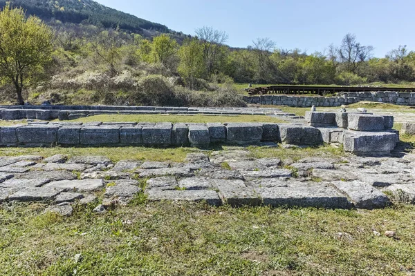 Ruinas Ciudad Medieval Preslav Capital Del Primer Imperio Búlgaro Región — Foto de Stock