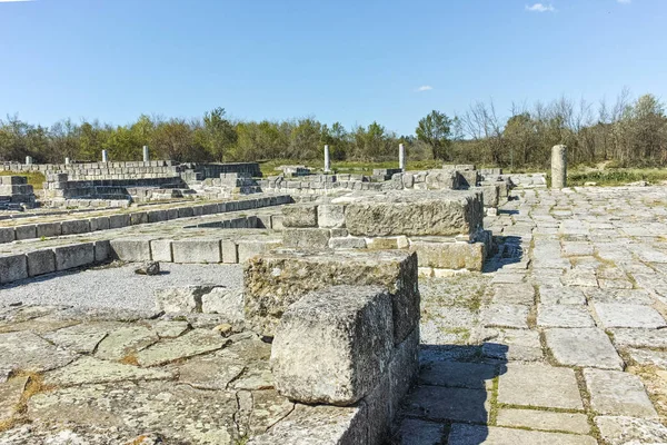Ruinen Der Mittelalterlichen Stadt Preslaw Hauptstadt Des Ersten Bulgarischen Reiches — Stockfoto