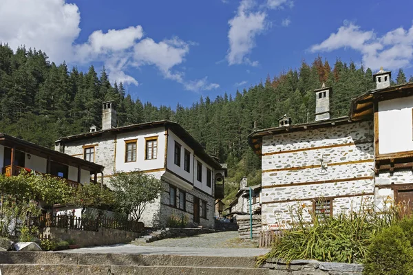 Shiroka Laka Bulgaria Agosto 2018 Antiguas Casas Calles Histórica Ciudad — Foto de Stock