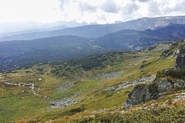 Sommerlandschaft Des Rila Gebirges Der Nähe Der Sieben Rila Seen — Stockfoto