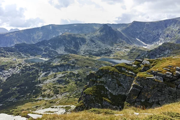 Пейзаж Зелених Пагорбів Ріла Маунтан Біля Семи Рильський Озер Болгарія — стокове фото