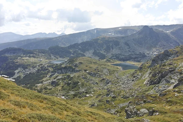 Paisaje Verdes Colinas Rila Mountan Cerca Los Siete Lagos Rila —  Fotos de Stock