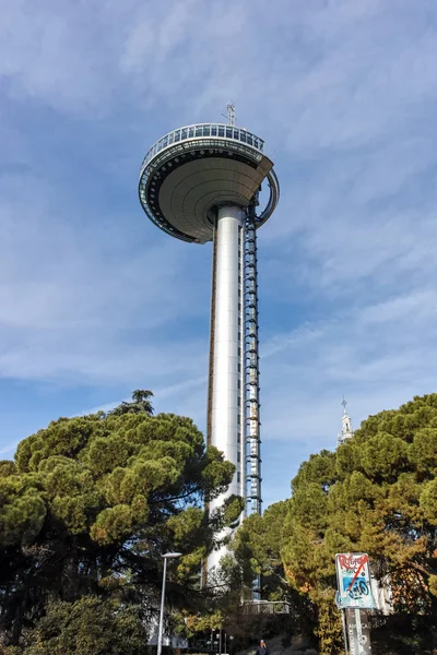 Madrid Spagna Gennaio 2018 Faro Moncloa Nella Città Madrid Spagna — Foto Stock