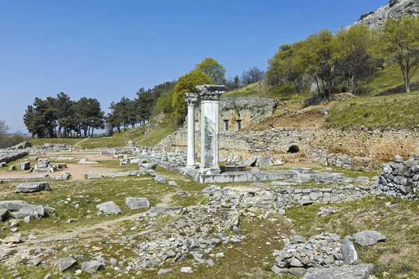 Philippi Antik Kenti Harabeleri Doğu Makedonya Trakya Yunanistan — Stok fotoğraf
