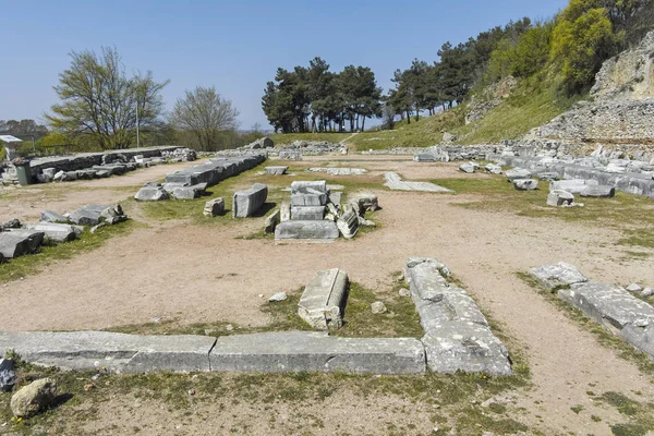 Ruinen Der Antiken Stadt Philippi Ostmakedonien Und Thrakien Griechenland — Stockfoto