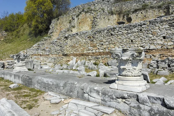 빌립보 마케도니아 트라키아 그리스의 고고학 유적지 — 스톡 사진