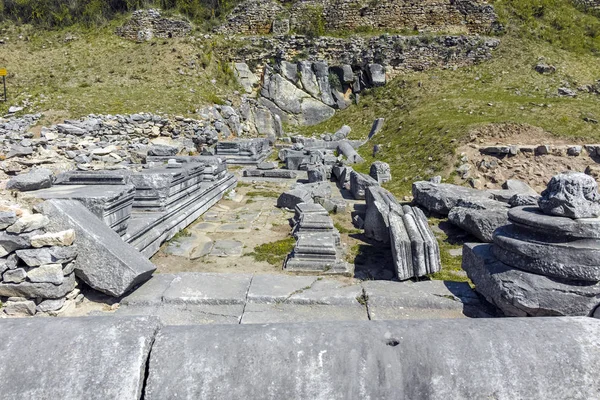 Philippi Doğu Makedonya Trakya Arkeolojik Sit Kalıntıları Yunanistan — Stok fotoğraf