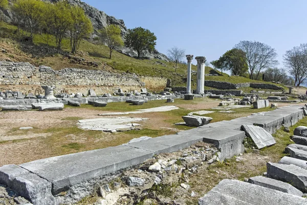 Philippi Doğu Makedonya Trakya Arkeolojik Sit Kalıntıları Yunanistan — Stok fotoğraf