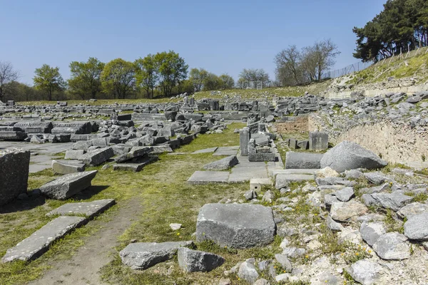 Ruinen Der Archäologischen Stätte Von Philippi Ostmakedonien Und Thrakien Griechenland — Stockfoto