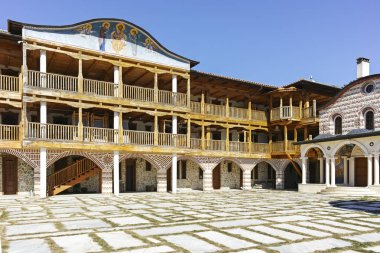 Gigintsy Manastırı, Bulgaristan - 7 Ekim 2018: Ortaçağ Çarnogorski (Gigintsy) Manastırı St. Kozma ve Damyan, Pernik Bölgesi, Bulgaristan