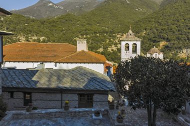Timiou Prodromou St. John Baptist Serres kasabası yakınlarındaki Ortaçağ Manastırı, Orta Makedonya, Yunanistan
