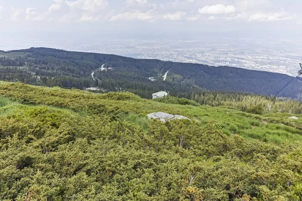 Paisagem Verão Montanha Vitosha Região Cidade Sofia Bulgária — Fotografia de Stock