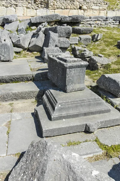 Ruínas Antigas Sítio Arqueológico Filipos Macedónia Oriental Trácia Grécia — Fotografia de Stock