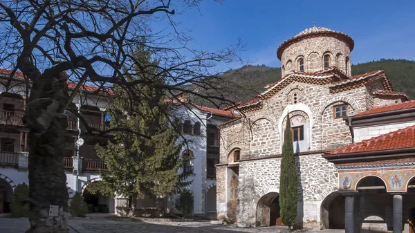 Monasterio Bachkovo Bulgaria Febrero 2019 Edificios Medievales Monasterio Bachkovo Dormición — Foto de Stock