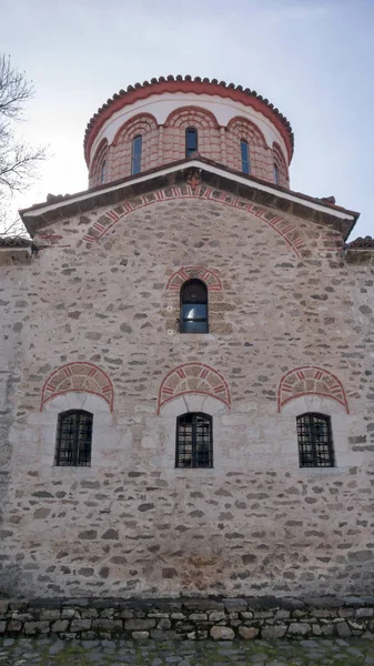 Bachkovo Monastery Bulgária Fevereiro 2019 Edifícios Medievais Mosteiro Bachkovo Dormição — Fotografia de Stock