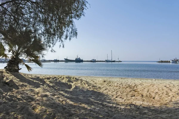 Nea Moudania Greece Марта 2019 Года Набережная Города Неа Муданья — стоковое фото