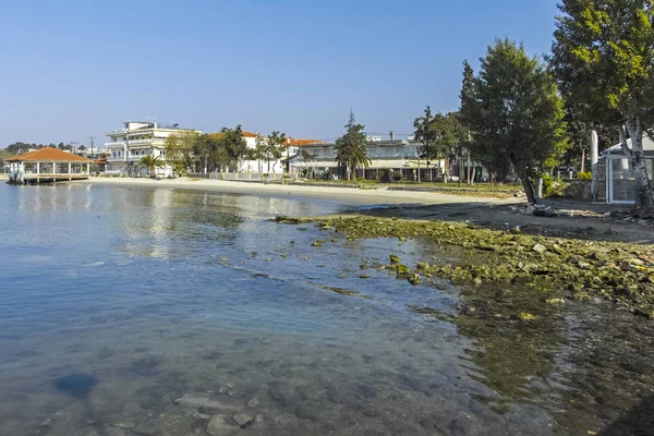 Nea Moudania Grekland Mars 2019 Embankment Staden Nea Moudania Chalkidiki — Stockfoto