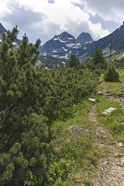 Paisagem Incrível Com Pico Malyovitsa Montanha Rila Bulgária — Fotografia de Stock