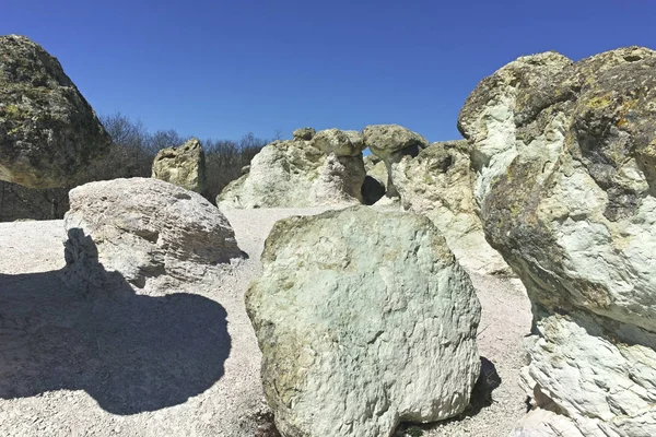 Landskap Med Klippformation Stensvampar Nära Beli Plastby Kardzhali Region Bulgarien — Stockfoto