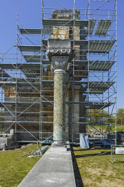 Bazilika arkeolojik alan antik Philippi, Doğu Makedonya ve Trakya, Yunanistan