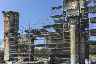 Bazilika arkeolojik alan antik Philippi, Doğu Makedonya ve Trakya, Yunanistan